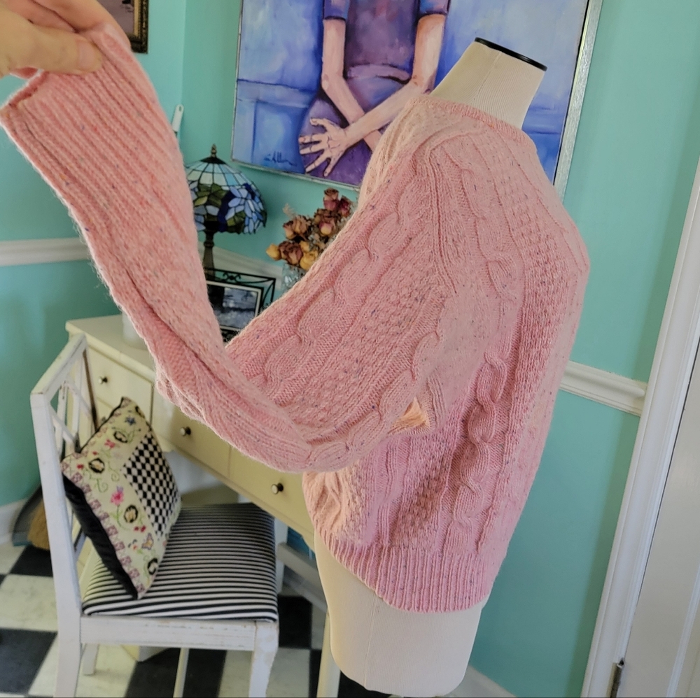 Vintage "Izod Club" Cable Knit Sweater - Picture 5 of 9